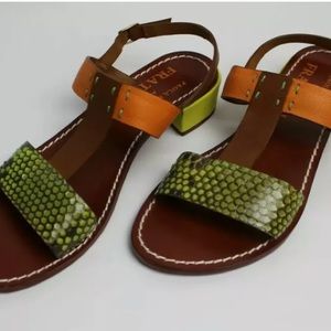 Paola Martini For Fratelli Made In Italy Leather Strap Sandals Women’s 37 / 6.5